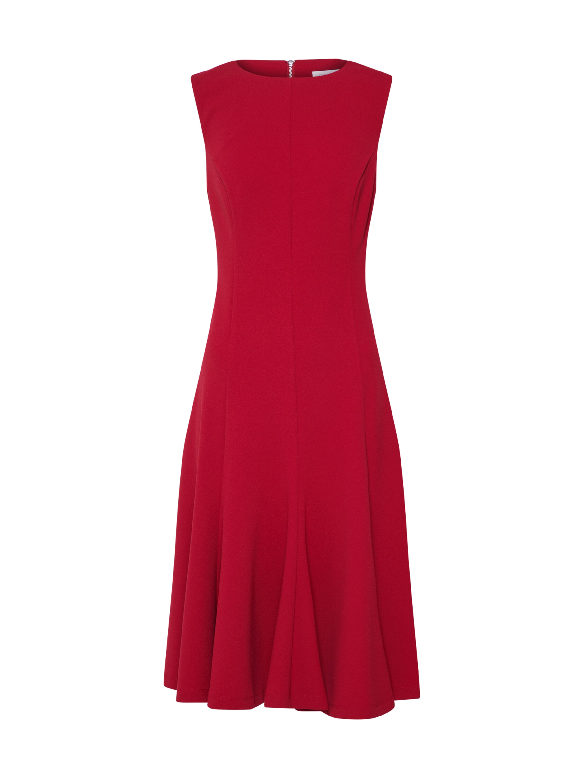 Calvin Klein - Cocktailjurk 'FIT AND FLARE DRESS NS' in de kleur Rood