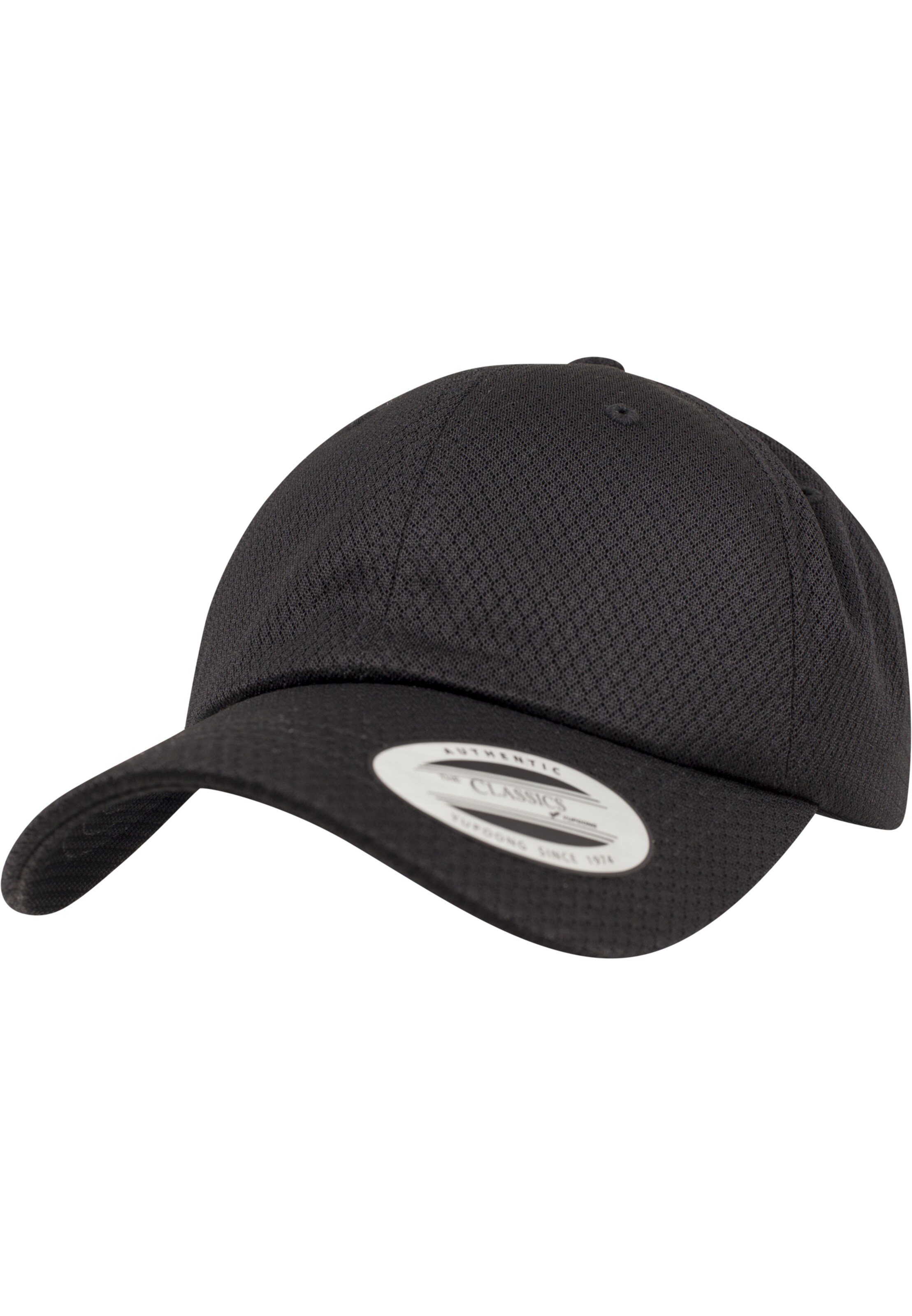 Casquette Flexfit en noir : devant