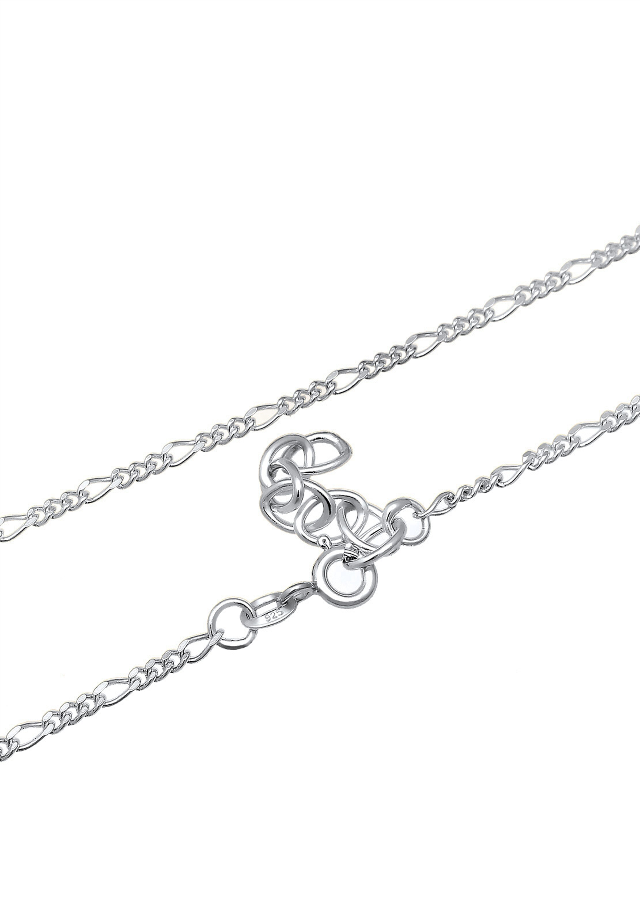 ELLI Kette 'Figaro' in Silber