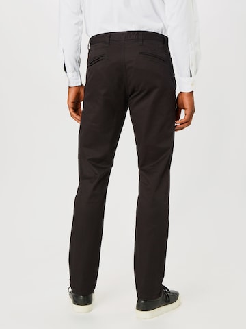 DockersSlimfit Chino hlače 'Alpha Original' - crna boja