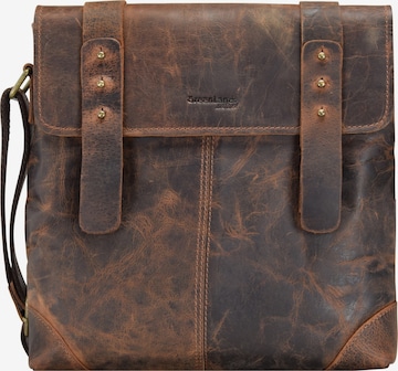 Greenland Nature Crossbody Bag in Brown: front