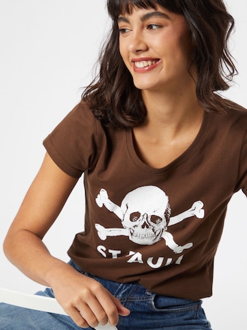 FC St. Pauli Shirt 'Totenkopf' in Bruin