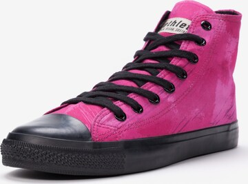 Ethletic High-Top Sneakers in Pink: front