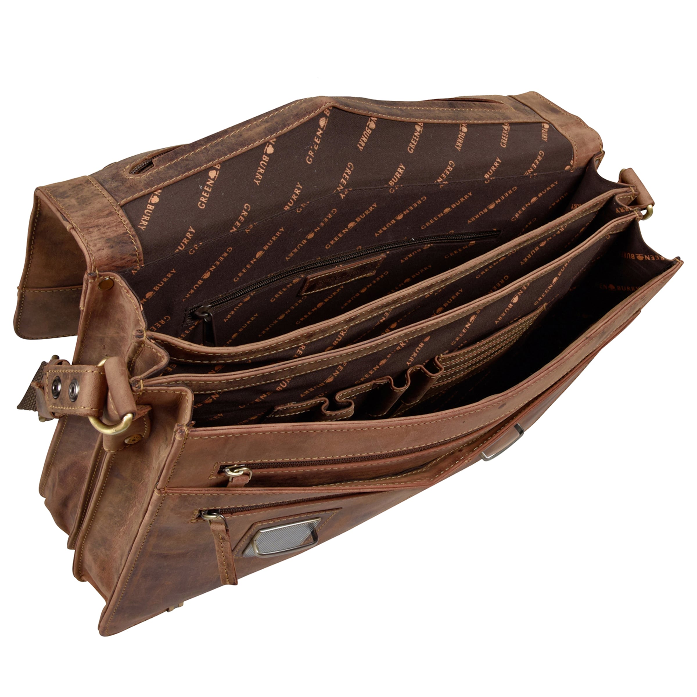 GREENBURRY Document bag in Brown