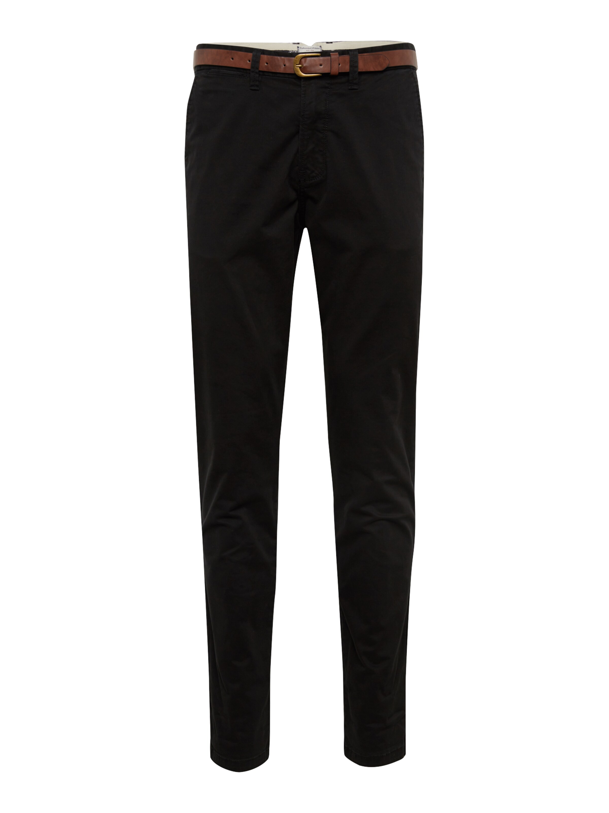 JACK & JONES Chino 'Cody Jjspencer' in schwarz: Frontalansicht
