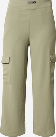 Rut & Circle Zvonové kalhoty Kapsáče – zelená: přední strana