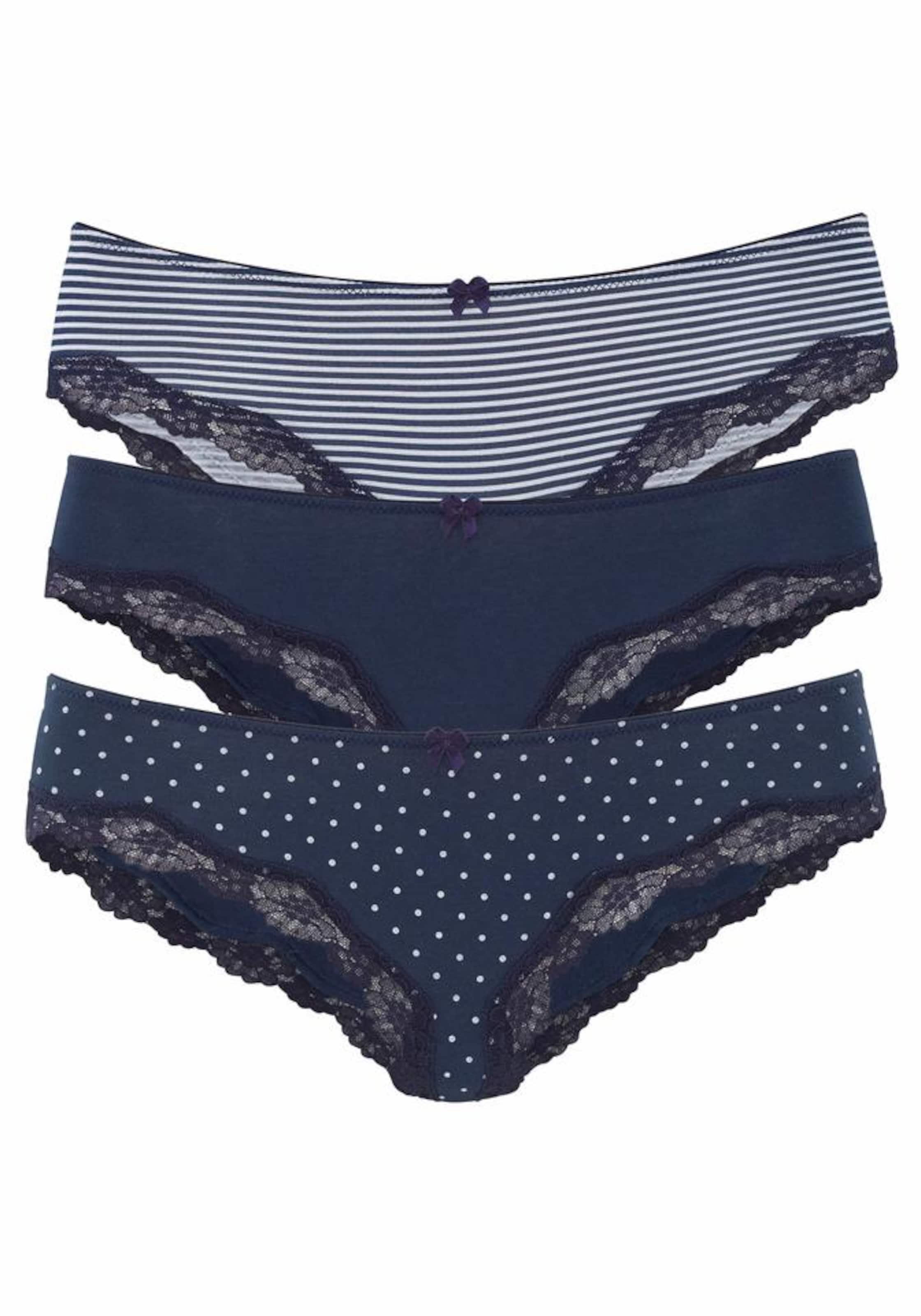 Slip LASCANA en bleu : devant