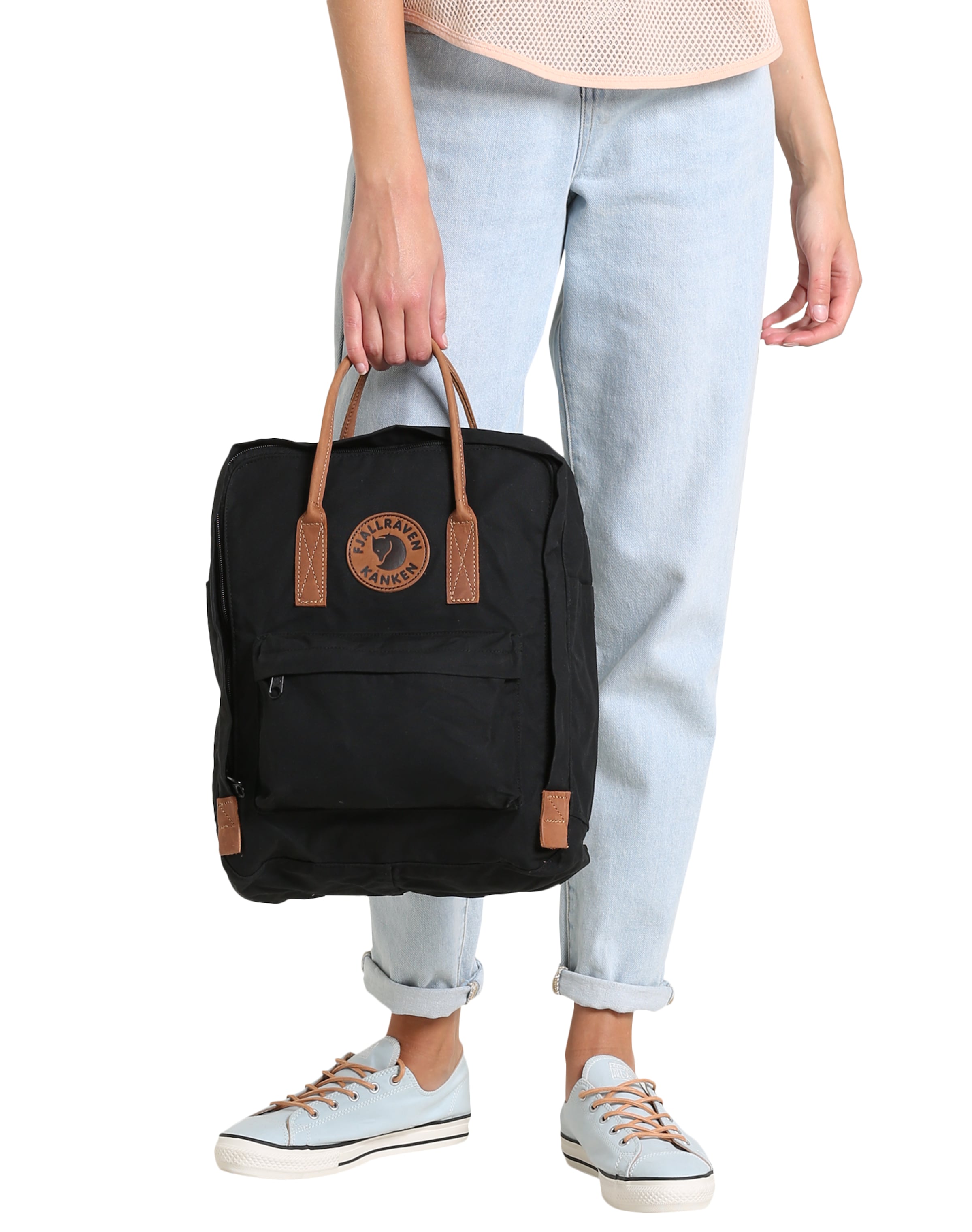 Zaino 'Kånken No.2' di Fjällräven in nero