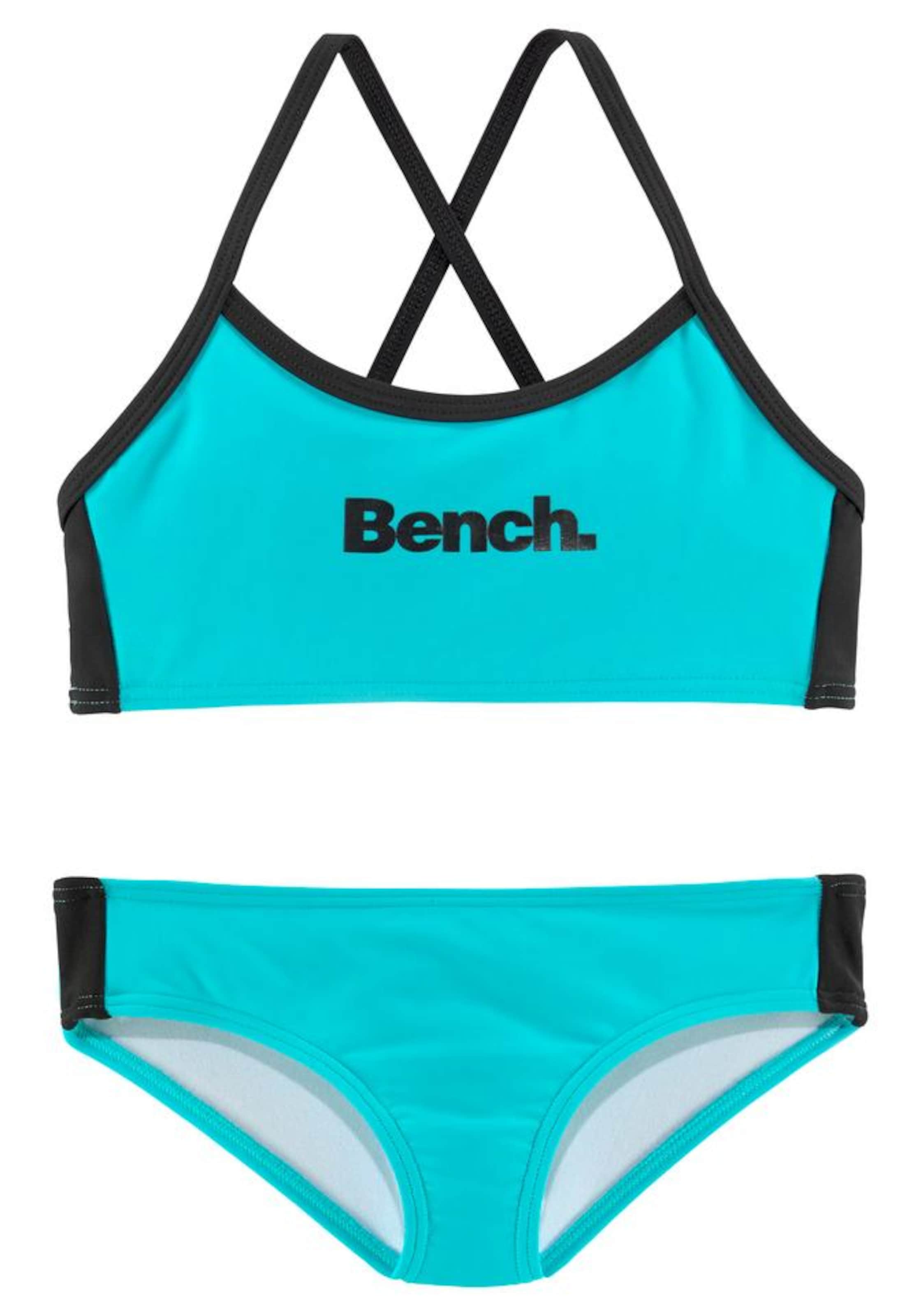 BENCH Bustier Bikini i blå: forside