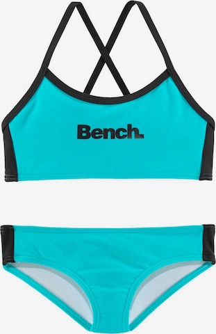 BENCH - Bustier Bikini en azul: frente