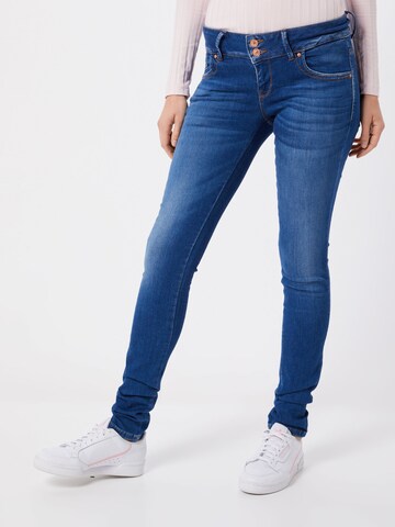 LTB גזרת סלים ג'ינס 'Molly' בכחול: מלפנים