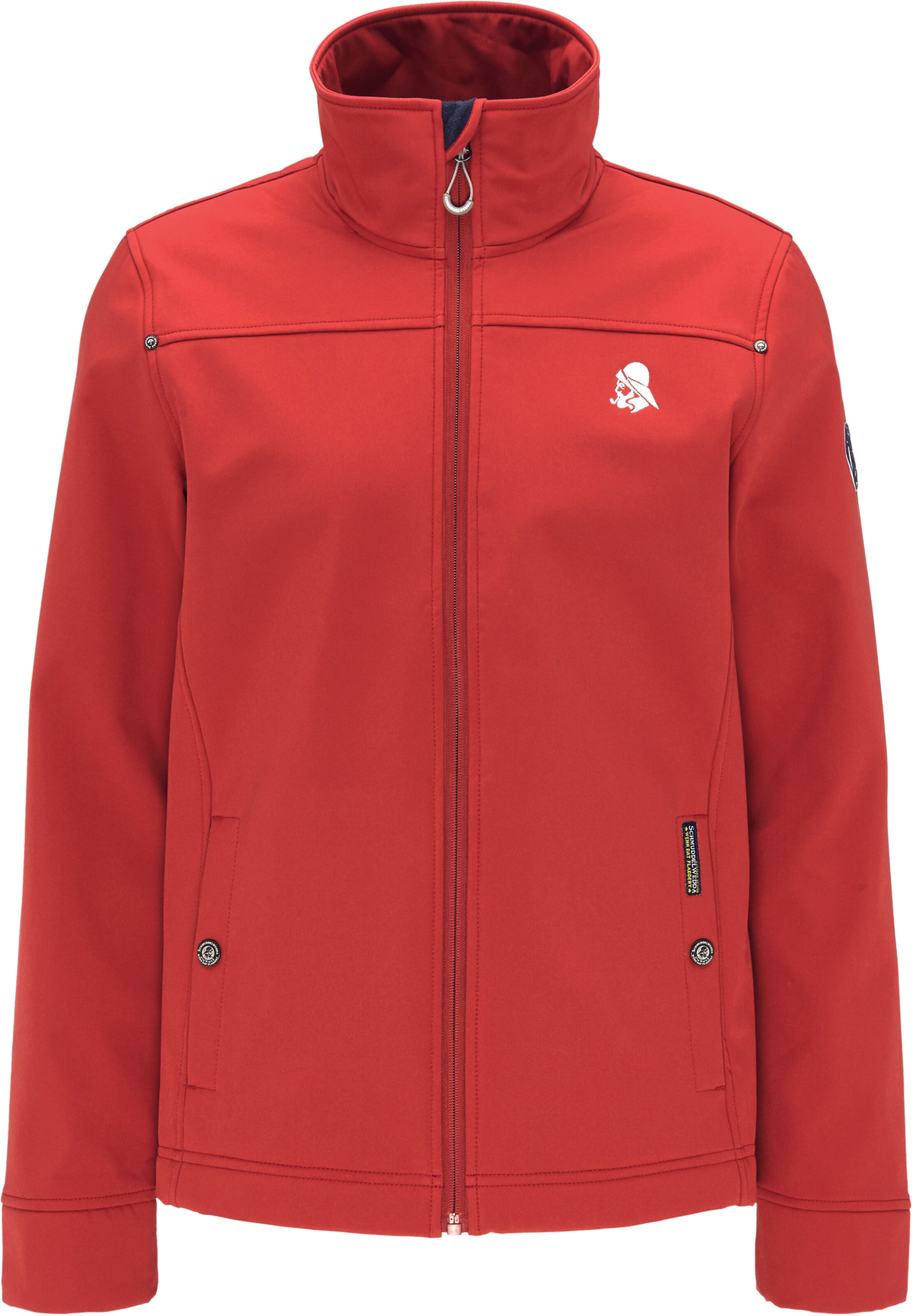 Schmuddelwedda - Functionele jas in de kleur Rood