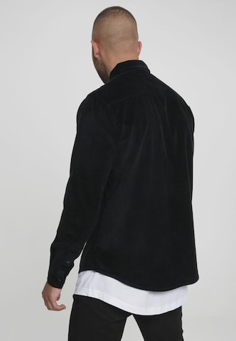 Urban Classics Regular Fit Shirt in Schwarz