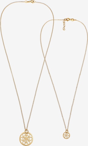 ELLI Halskette 'Lebensblume, Mutter und Kind' in Gold