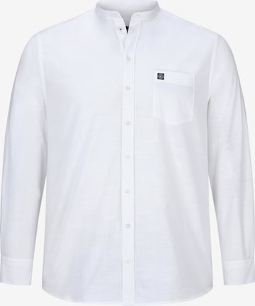 Jan Vanderstorm Regular fit Button Up Shirt 'Kallu' in White: front