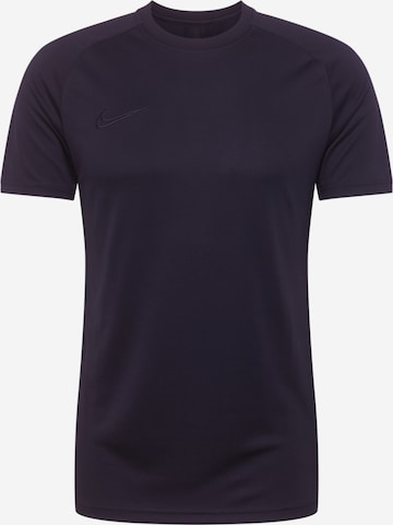 NIKE Regular Fit Funktionsshirt 'Academy' in Schwarz: predná strana