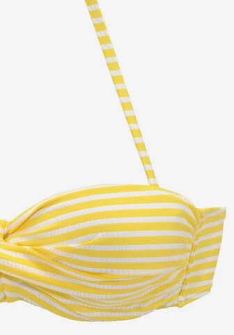 s.Oliver Bandeau Bikini in Yellow