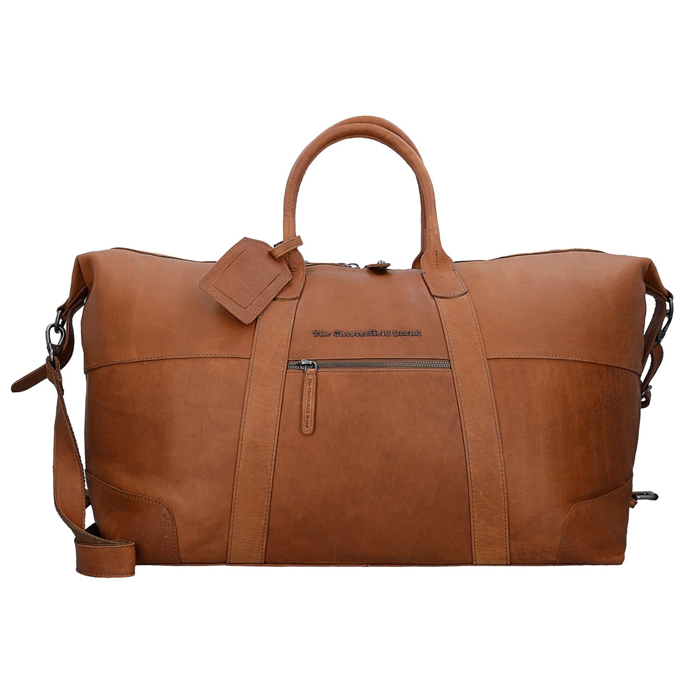 Sac week-end 'Portsmouth' The Chesterfield Brand en marron : devant