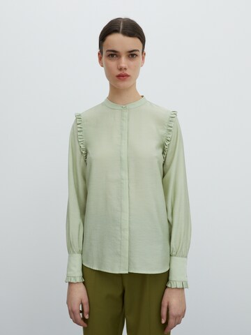 EDITED Bluse 'Hilda' in Grün: Vorderseite
