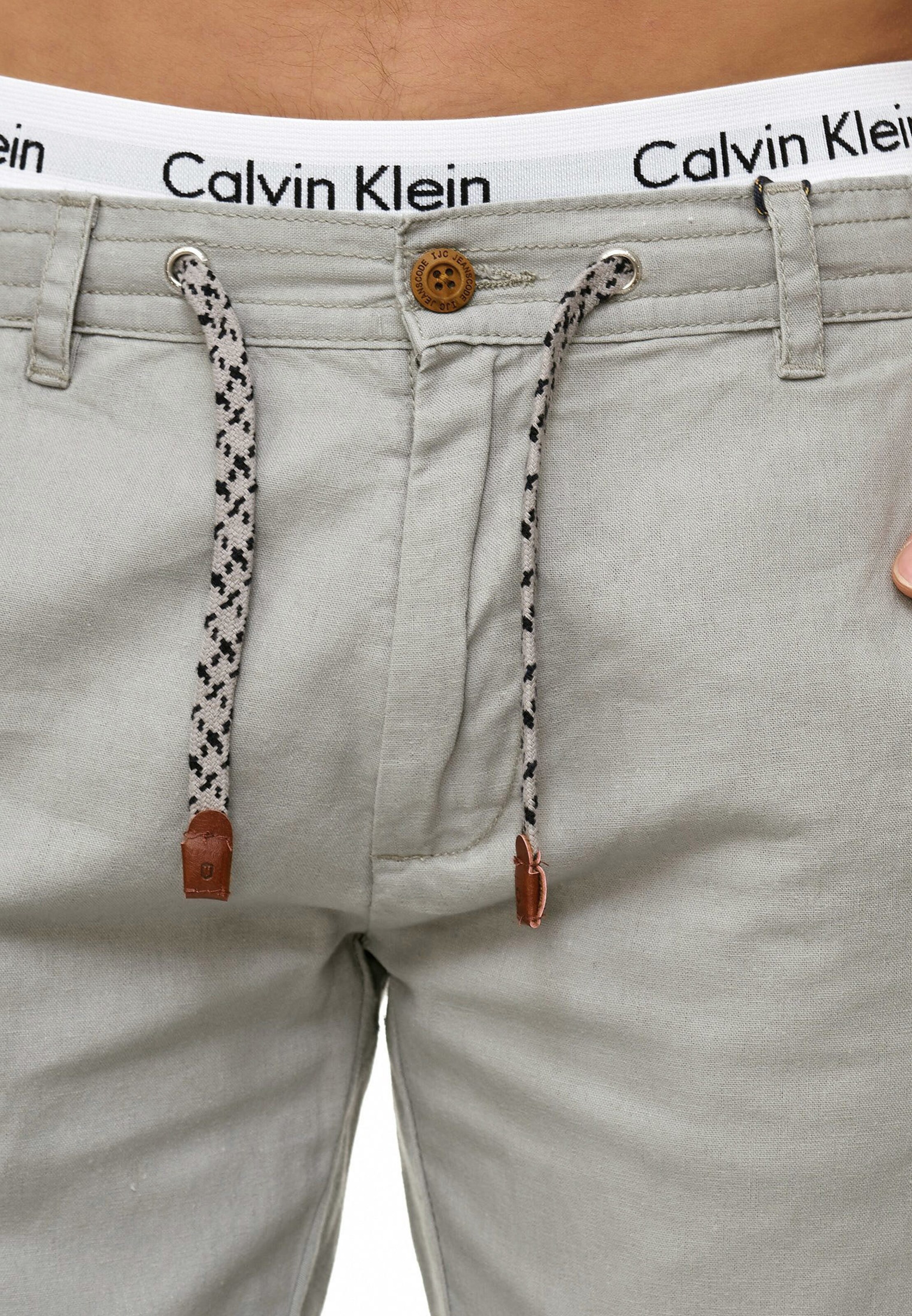 INDICODE JEANS Regular Chino 'Veneto' in Grijs