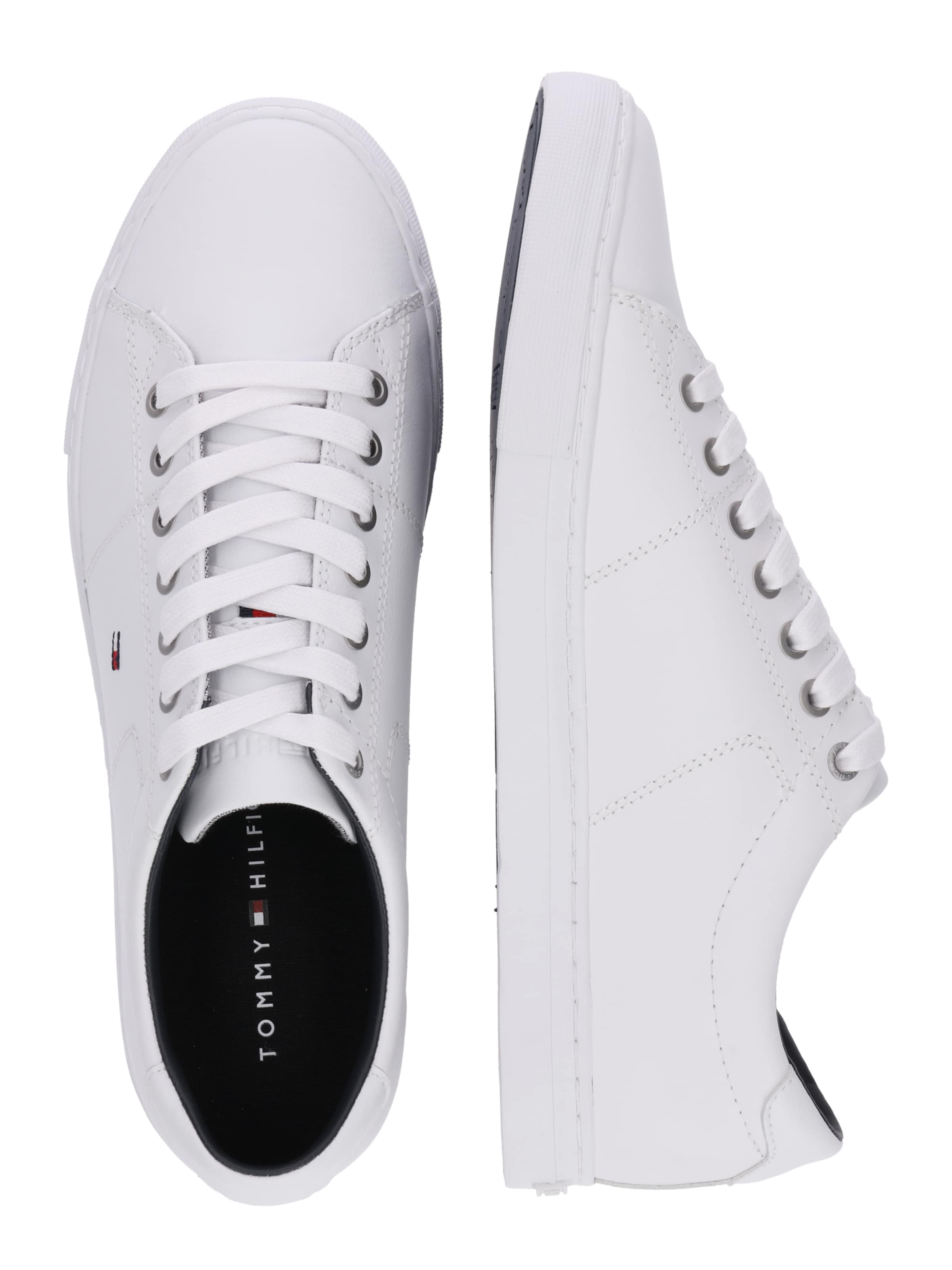 TOMMY HILFIGER Nízke tenisky 'Essential' - Biela: bočná strana