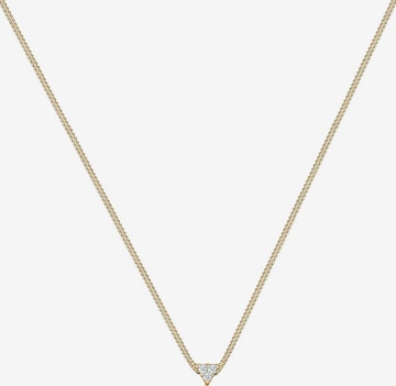 Elli DIAMONDS Necklace 'Dreieck' in Gold