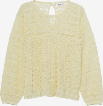 MANGO Pullover 'Marie' in Gelb: predná strana