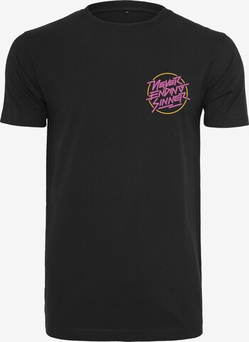 T-Shirt 'Never Ending Sinner' Mister Tee en noir : devant