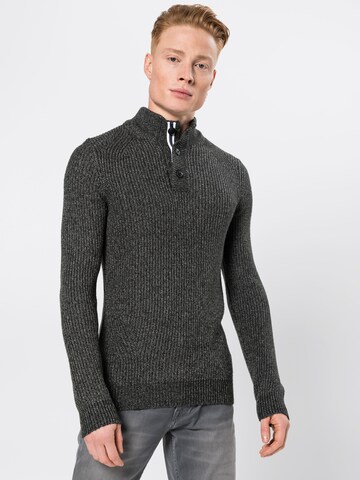 s.Oliver Pullover in Schwarz: predná strana