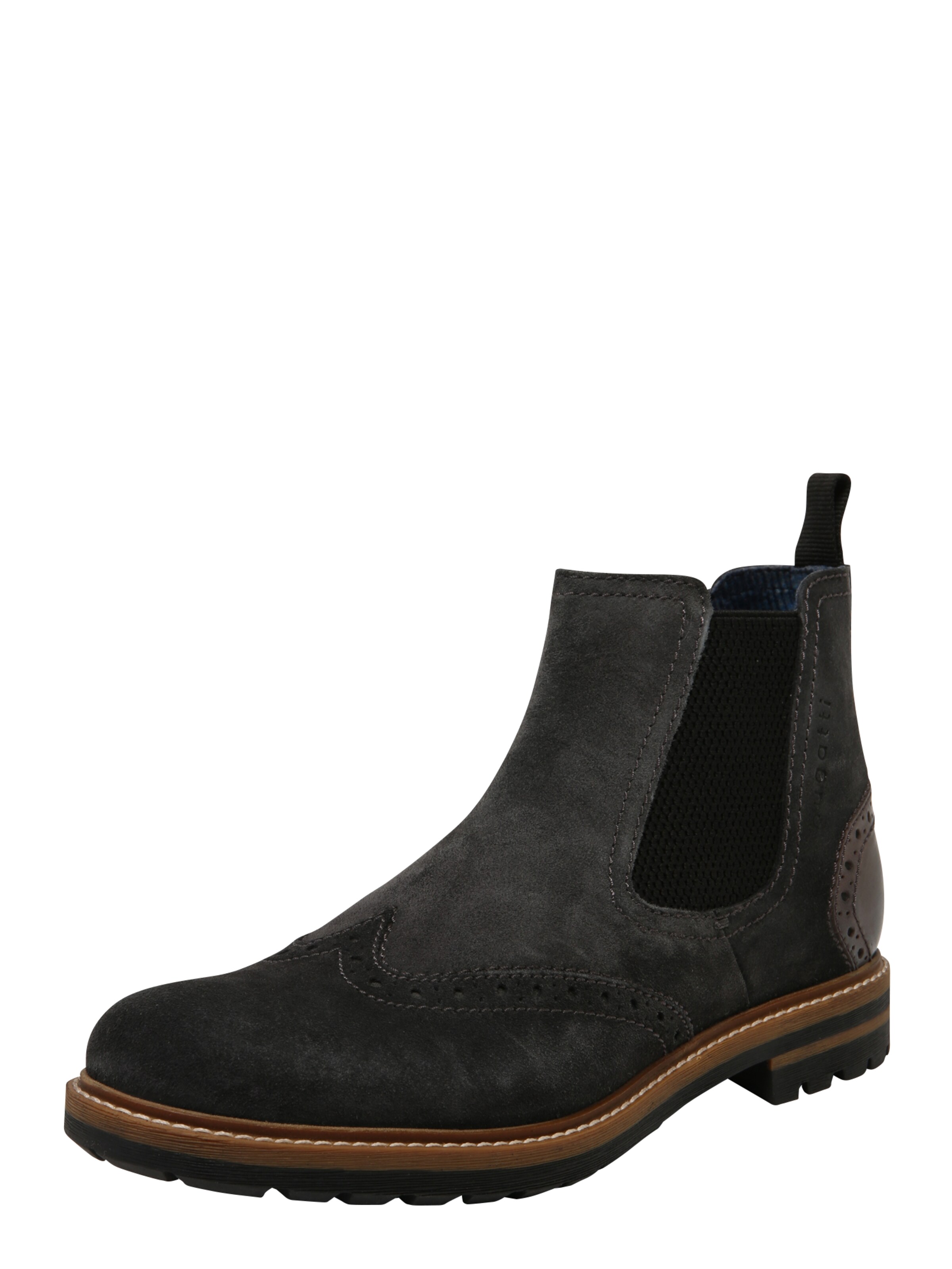 bugatti - Chelsea boots 'Silvestro' in de kleur Donkergrijs