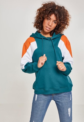 Urban Classics Sweatshirt in Green: front