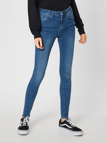 VERO MODA Skinny Jeans 'Lux' in Blauw: voorkant