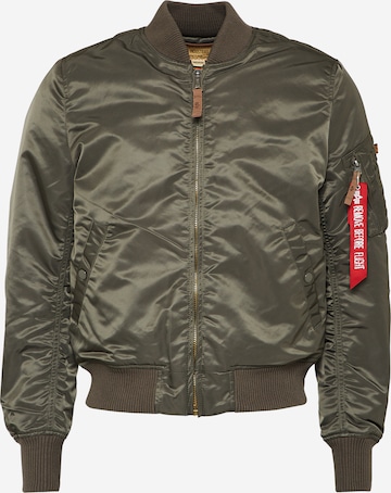 Giacca di mezza stagione di ALPHA INDUSTRIES in verde: frontale