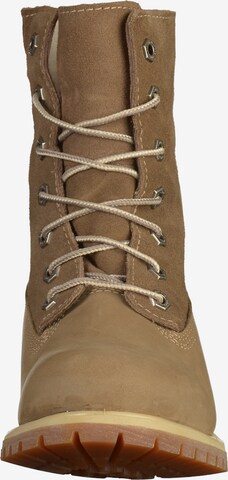 TIMBERLAND Lace-Up Ankle Boots 'Authentics' in Beige