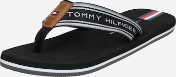 Flip-flops de la TOMMY HILFIGER pe negru: față