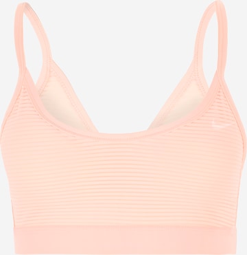 NIKE Regular Sports Bra 'Indy' in Orange: front