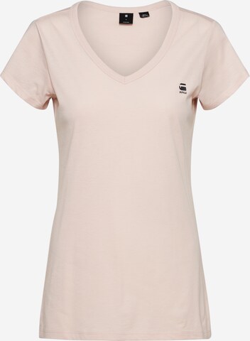 G-Star RAW - Camiseta 'Eyben V' en rosa: frente