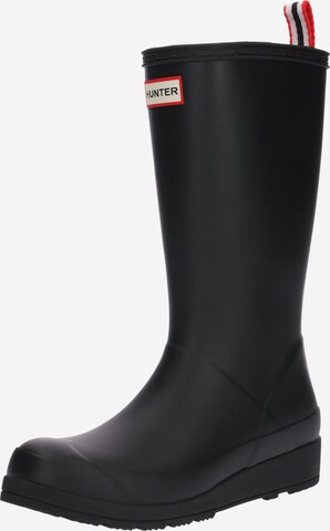 HUNTER - Botas de borracha 'Original Play' em preto: frente