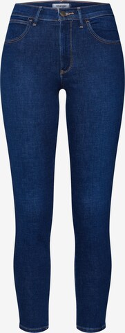 Skinny Jeans 'High Rise' di WRANGLER in blu: frontale