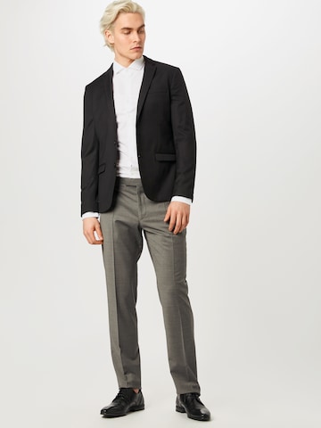 Coupe slim Pantalon à plis 'Blayr' JOOP! en gris