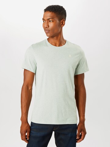 T-Shirt G-Star RAW en vert : devant