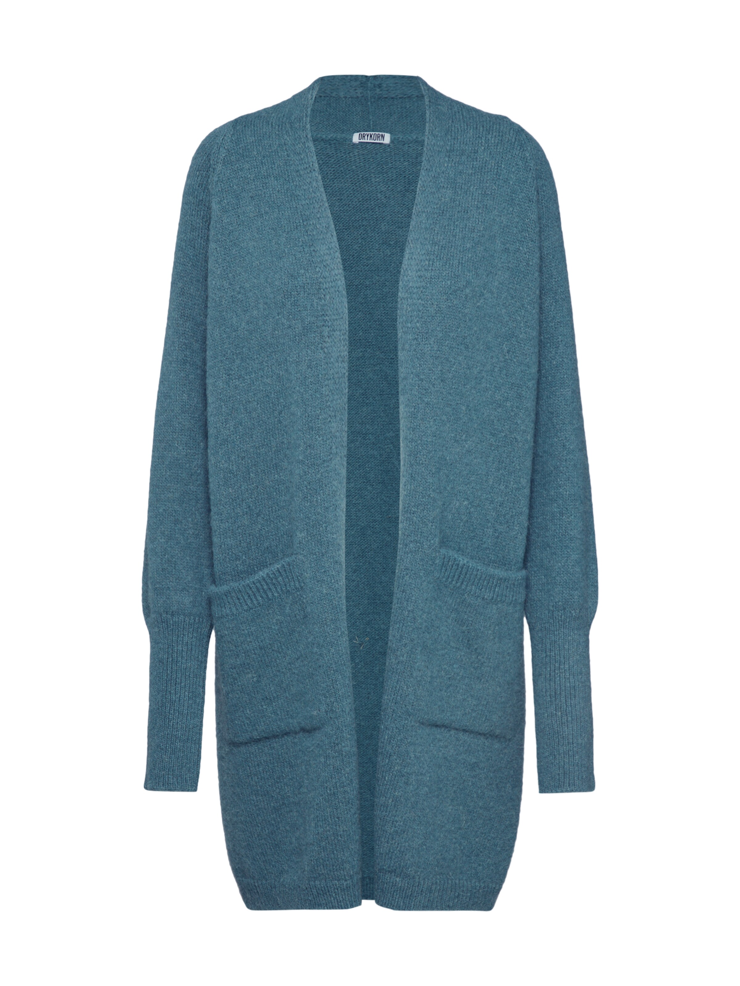 DRYKORN - Gebreid vest 'JEYLA' in de kleur Hemelsblauw