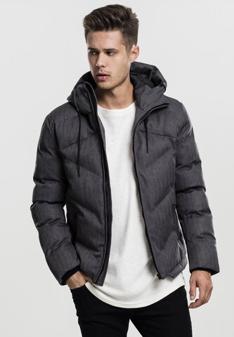 Urban Classics Winter Jacket in Grey: front