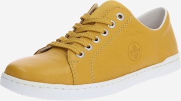 Rieker Låg sneaker 'Lugano' i gul: framsida