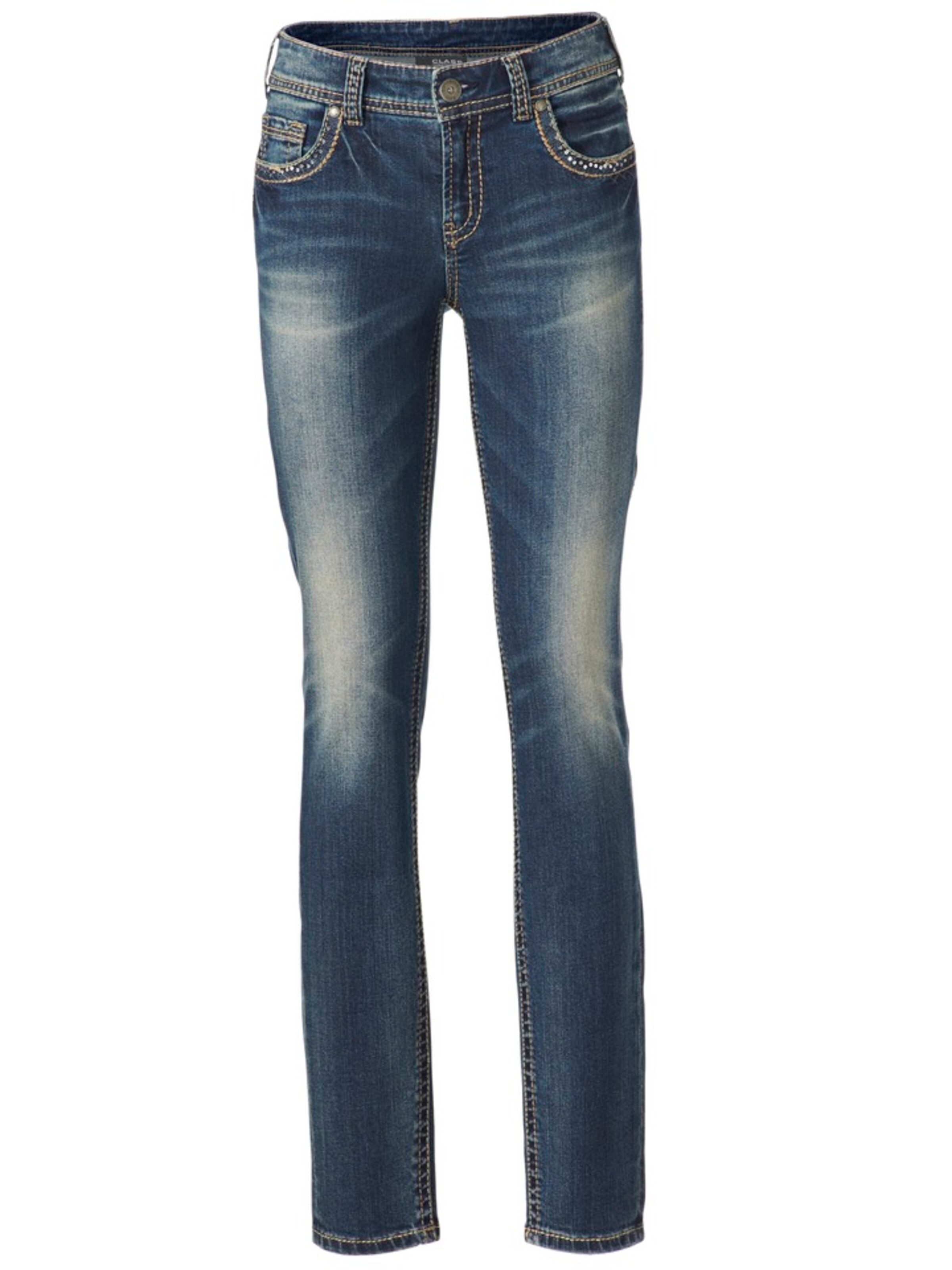 heine Jeans in Blauw: voorkant