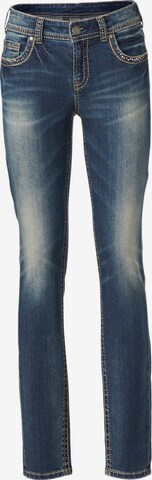 Jeans di heine in blu: frontale