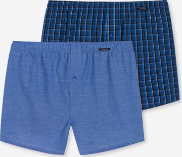 SCHIESSER Boxershorts in Blauw: voorkant