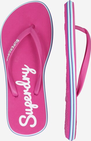 Tongs Superdry en rose