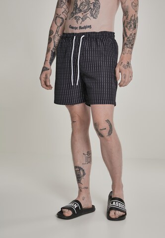 Mister Tee Swimming shorts 'Fuck You' in Black: front