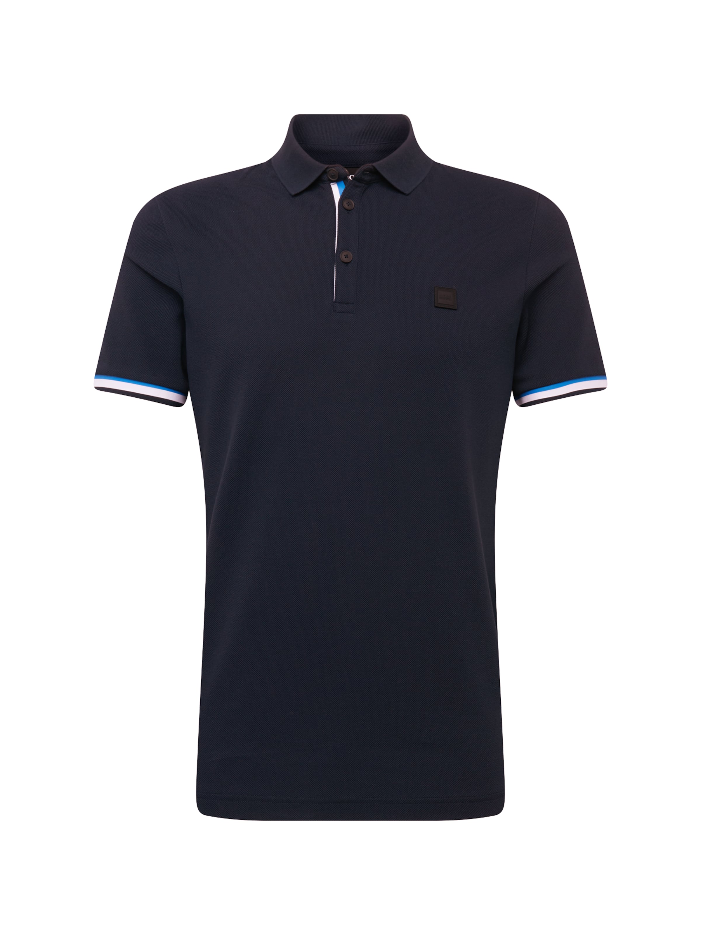 BOSS - Shirt 'Printcat' in de kleur Donkerblauw